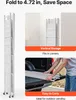 A folded shelving unit is shown on the left, while the right side shows the unit stored vertically in a corner and being loaded into the back of a truck. Anteprima dell’immagine prodotto