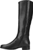 A side view of a black leather knee-high boot. Produktbild-Vorschau