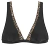 LASCANA Triangel-Bikini-Top Adele schwarz-leo Größe 38 Cup Produktbild-Vorschau 1