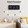 Horloge murale numérique LED - Affiche l'heure, la date et Voir les images du produit 6