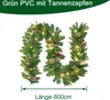 UISEBRT 500cm Weihnachtskranz Weihnachten Girlande Produktbild-Vorschau 2