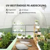 Outsunny Gewächshaus 3 x 2 x 2 m Foliengewächshaus mit 8 Produktbild-Vorschau 5