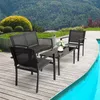 Mondeer Gartenmöbel 4er Set Sitzgruppe Balkonset 4 Personen Produktbild-Vorschau 10