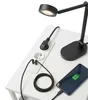 Stolik pomocniczy Relaxdays z oświetleniem LED, gniazdkami, Podgląd zdjęcia produktu 4