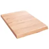 Waschtischplatte Hellbraun 40x60x4 cm Massivholz Behandelt Produktbild-Vorschau 2