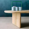 sweeek - Ovaler Couchtisch aus Mangoholz - Natur Produktbild-Vorschau 4