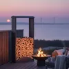 osoltus Brennholzregal Kaminholzregal Metall Anthrazit H Produktbild-Vorschau 6