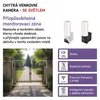 GoSmart Venkovní otočná kamera IP-310 TORCH s WiFi a světlem, černá Anteprima dell’immagine prodotto