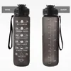 Trinkflasche 1 Liter Sport-Wasserflasche mit Strohhalm und Produktbild-Vorschau 7