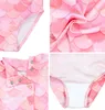 Aquarti Baby Mädchen Badeanzug Einteiliger Kurzarmbody Produktbild-Vorschau 2
