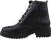A side view of a black leather boot. Anteprima dell’immagine prodotto