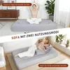 OYAJIA  Schlafsofa Klappbares Knochenloses Schlafsofa mit 2 Produktbild-Vorschau 2