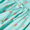 vidaXL Kinderkleid mit Kordelzug Helles Minzgrün 116 Produktbild-Vorschau 4