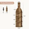 Stojak na wino Tribesigns o wysokości 190 cm, z Podgląd zdjęcia produktu 2