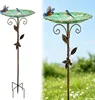 Vogeltränke Stehend, Vogelbad für Draußen Garten, Metall Produktbild-Vorschau 1
