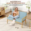 Iropro 2 Sitzer Sofa, Kleine Sofa mit Holzrahmen, Produktbild-Vorschau 6