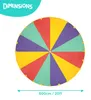 THE TWIDDLERS XXL Regenbogen Schwungtuch 6 Meter mit 24 Produktbild-Vorschau 4