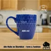 BigDean 6 Stück Kaffeetassen 400ml matt Kaffeebecher Produktbild-Vorschau 3