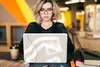 MuchoWow® Laptop Aufkleber Sticker Cover Linie - Abstrakt - Produktbild-Vorschau 5