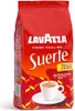 A bag of Lavazza coffee beans with a cup of coffee shown. Produktbild-Vorschau