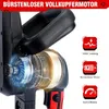 Close-up of an electric motor with technical feature callouts. Produktbild-Vorschau
