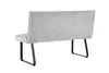 byLIVING Sitzbank Talea, 140 cm, hellgrau, Gestell Metall Produktbild-Vorschau 11