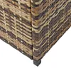 Sitzbank Gartenbank mit Auflagenbox Rattan Kissentruhe Produktbild-Vorschau 8
