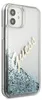 Guess Apple iPhone 12 Mini Blau Glitter Vintage Script Produktbild-Vorschau 4