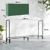 Outsunny Range buches extérieur, abri buches, support de Voir les images du produit 5