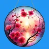 GKA XL Sonnenfänger Kirschblüten 20 cm Buntglas Lichtfänger Produktbild-Vorschau 1