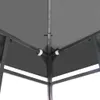 vidaXL Pavillondach 310 g/m² 3x3 m Grau Anteprima dell’immagine prodotto 10