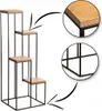 Howhomely Flower Stool Metal Black 110 cm - kvìtinový Náhled obrázku produktu 4