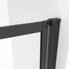 Vanová skládací zástěna MARWELL Triple Black, 3-dílná, Náhled obrázku produktu 3