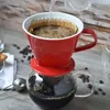 Creano Porzellan Kaffeefilter (rot), Filter Größe 4 für Produktbild-Vorschau 3