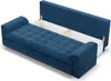 Sofa 3-Sitzer mit Schlaffunktion Foresta, Cord - Dunkelblau Produktbild-Vorschau 4