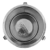 Top-down view of the inside of a stainless steel bucket. Podgląd zdjęcia produktu