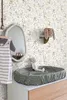 ESTAhome behang toile de jouy konijnen beige, groen, blauw Productafbeelding-voorbeeld 5