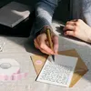 Relaxdays Handmade with Love Aufkleber, 2500 selbstklebende Produktbild-Vorschau 3