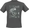 Pixies T-Shirt Herren Monkey Grid charcoal Band-Merch, Produktbild-Vorschau 2