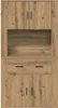vidaXL Highboard Artisan-Eiche 80 x 33 x 150 cm Produktbild-Vorschau 6