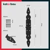 KOTARBAU® Sada 2 okenních závěsů Dveřní závěsy 150 x 150 x Náhled obrázku produktu 3