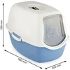 ROTHO Bailey Hooded litter box Blue  White Anteprima dell’immagine prodotto 8