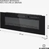 Klarstein Elektrický krb, elektrické ohrievače do obývačky Náhľad obrázku produktu 6