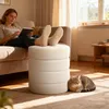 Teddy Hocker mit Stauraum Rund Sitzhocker Produktbild-Vorschau 9
