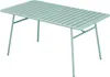 Gartentisch - L. 200 cm - Metall - Mandelgrün - MIRMANDE Produktbild-Vorschau 4