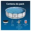 Piscine hors sol ronde 457x107cm BESTWAY Stel Pro Max Liner Voir les images du produit 6