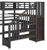 Flieks Etagenbett 140x200cm mit Schreibtisch und Regal, Produktbild-Vorschau 7