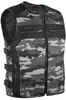 Bikerweste Textil Kutte Camouflage Black Camo Klett SWAT Produktbild-Vorschau 1