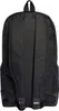 The back view of a black backpack. Produktbild-Vorschau