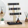 PromoHome® Schmuckständer – Schwarzer Samt-Display für Produktbild-Vorschau 2